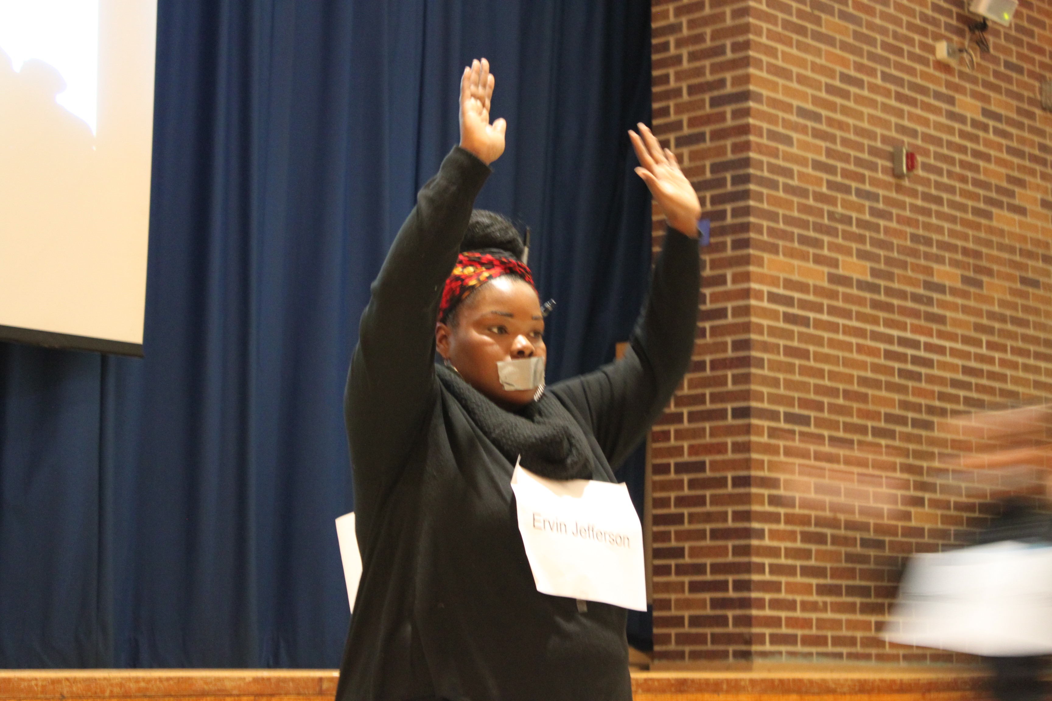 Ms. Patterson, Special Ed teacher extraordinaire and faculty advisor to the Jr. NAACP at East-West.