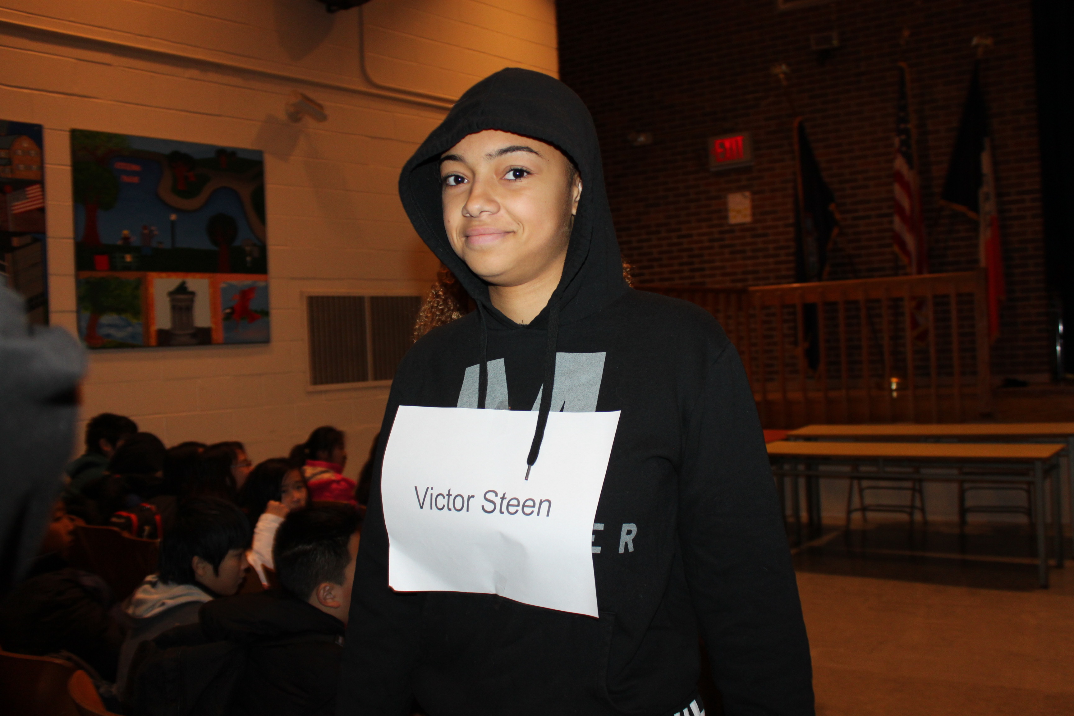 Each member wore the names of young African-American men who had been shot to death by the police in recent years.