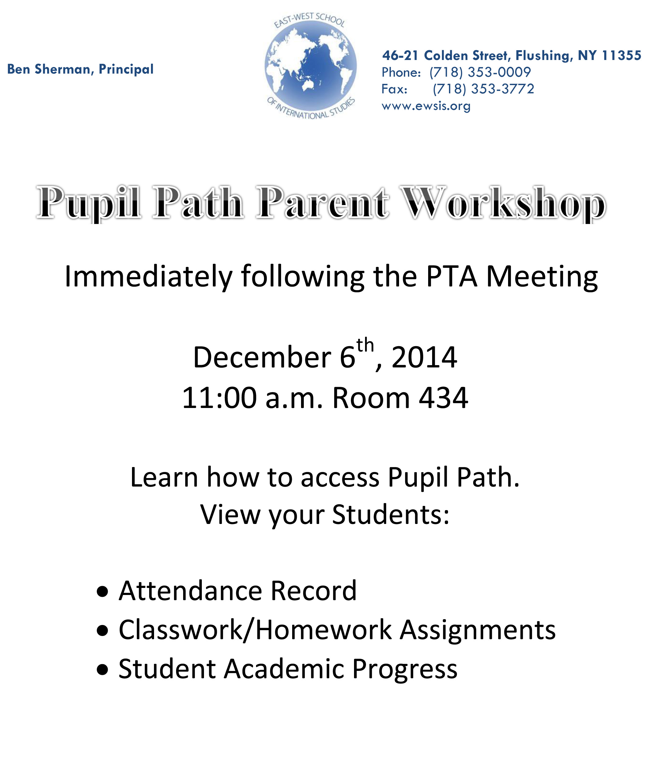 pupil path flyer