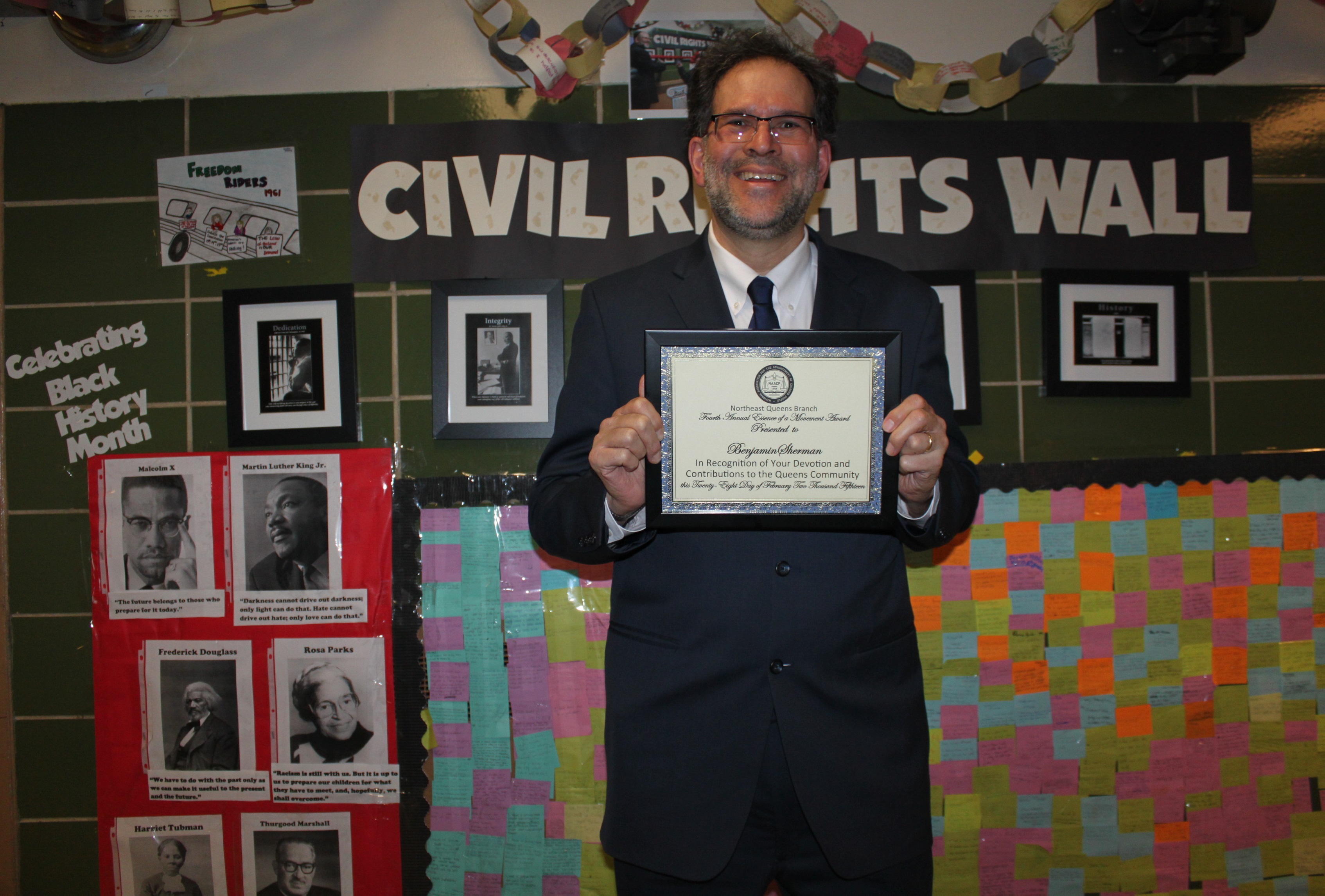 Mr. Sherman receives "Essence of a Movement" Award