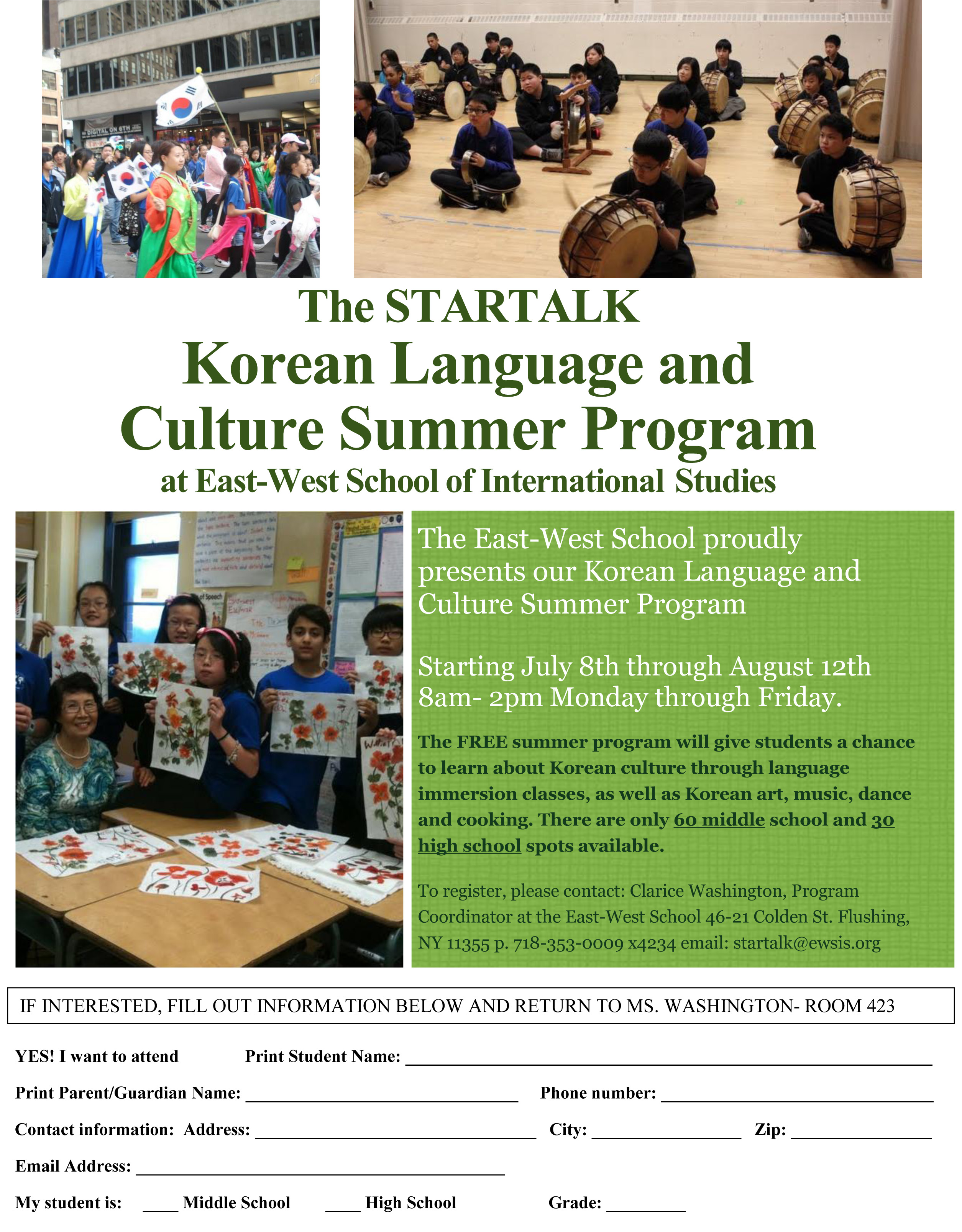 STARTALK School Flyer