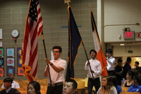 Color Guards: Mason Cuza, Jingbian Ouyang, Alexis Tendilla